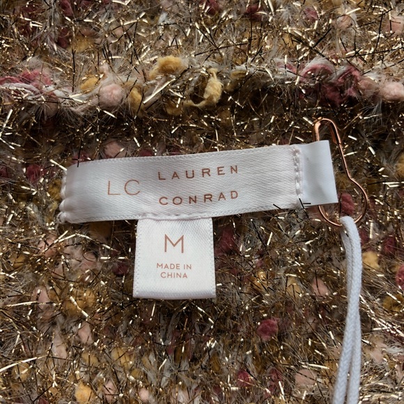 LC Lauren Conrad Popo striped crew neck sweater - Picture 3 of 5